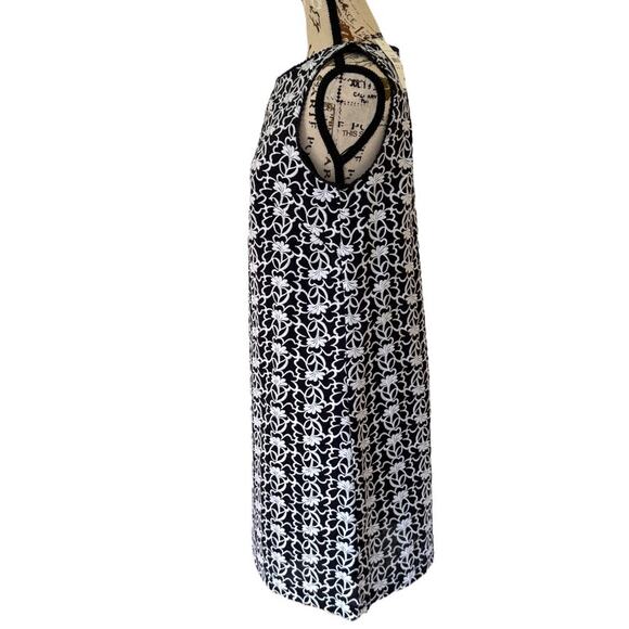 NWT Ann Taylor Embroidered Lace Cotton Sleeveless Shift Dress - Size 4 - Picture 7 of 11